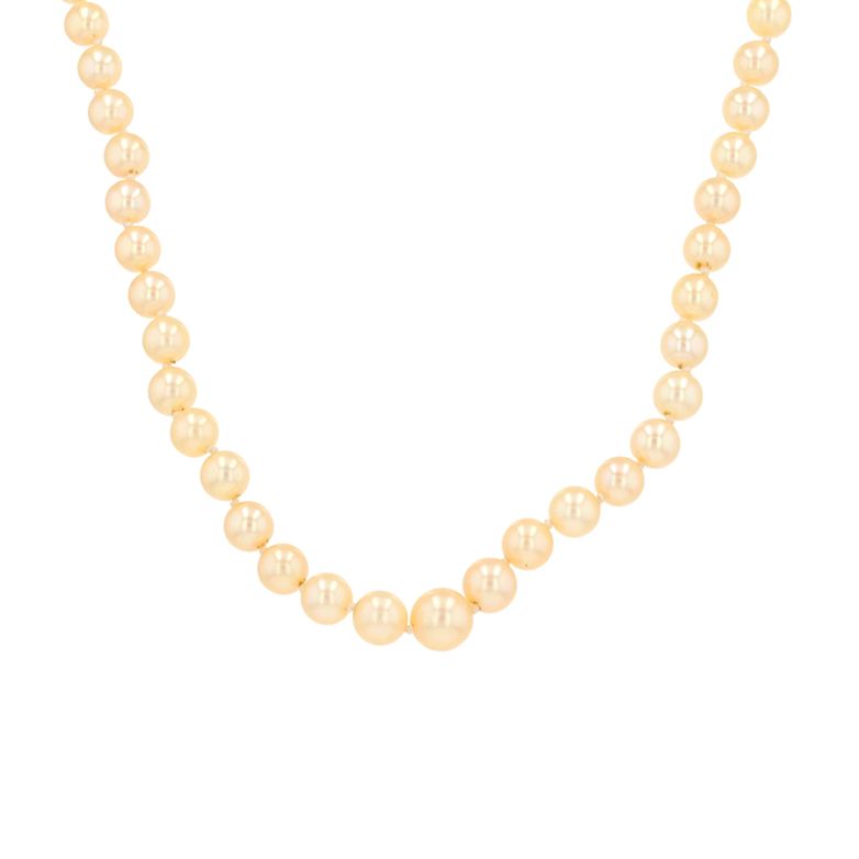 Acheter Collier vintage perles de culture en chute or jaune 27.88g Comme neuf - 700,00 € Collier vintage perles de culture en chute or jaune 27.88g Comme neuf - reconditionné disponible sur Gemme Les Bijoux